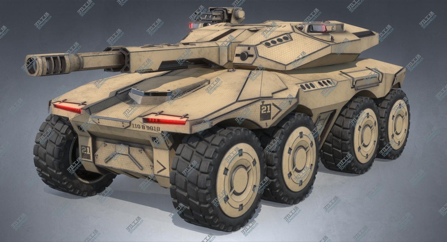 images/goods_img/202105073/Sci-fi Tank APC Desert Concept 3D/1.jpg
